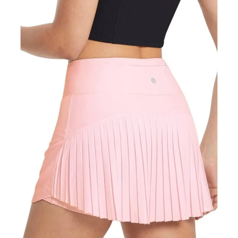 Baleaf Laureate Pleated Tennis Skort Athletic UPF 50+ Small Pink NWT MSRP $39